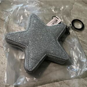 Victoria’s Secret Silver Star Coin Purse Keychain